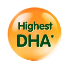 Highest DHA*, ARA, Omega 3,6,9