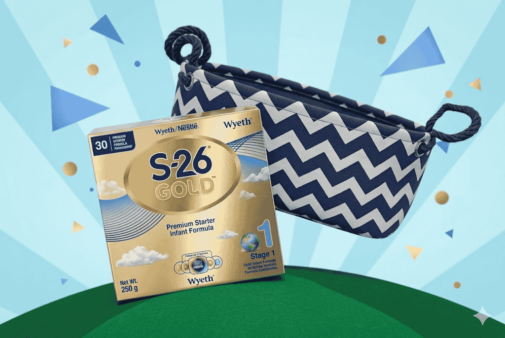 FREE Wyeth FamilyNes Stoller Bag &amp; S26 Gold 200g Sample