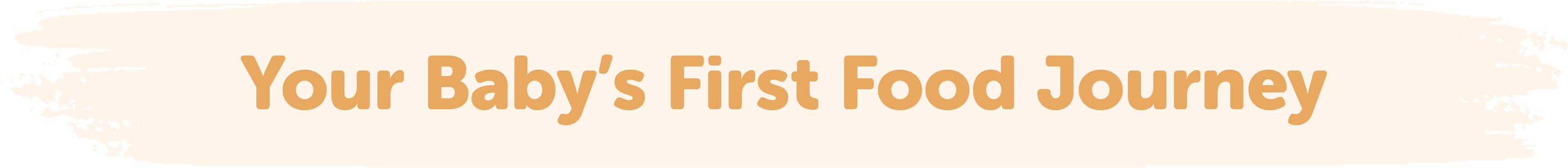 baby first food journey