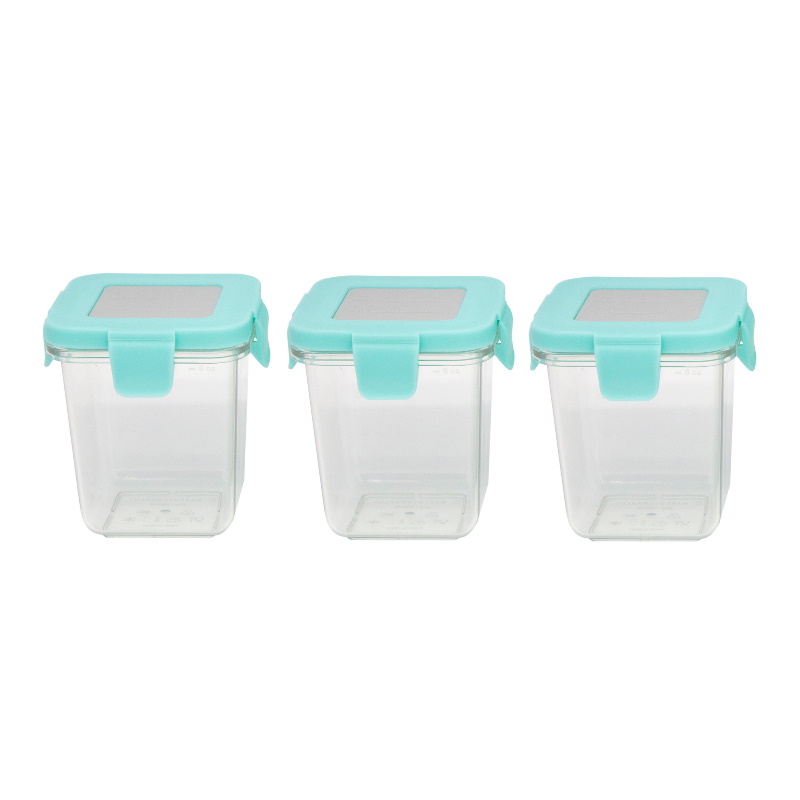 Marcus & Marcus Tritan Air Tight Container - 8oz X 3pcs