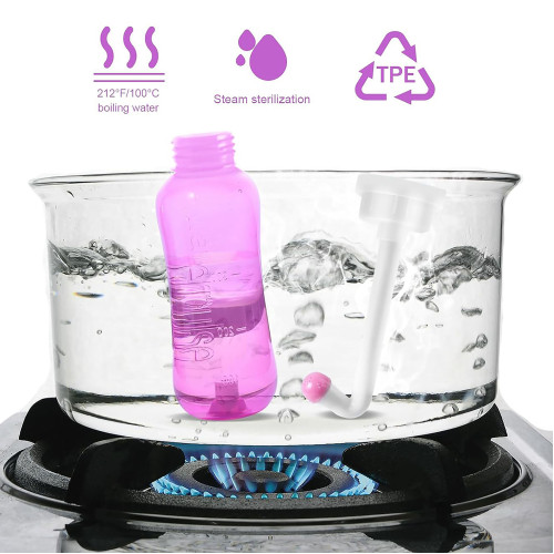 Lucky Baby Multi Functional Peri Bottle - Postpartum & Baby Care (Pink)