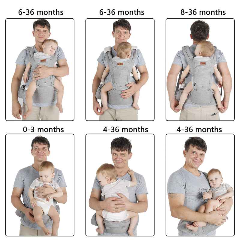 Lucky Baby 6 In 1 Ergonomically Baby Carrier