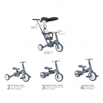 Lucky Baby 4 In 1 Tricycle - Safari