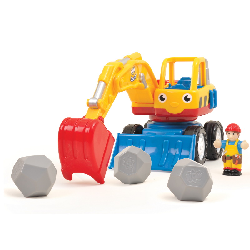 Wow Toys Dexter The Digger / Rocco 's Big Race / Harvey Harvester / Robin 's Medical Rescue
