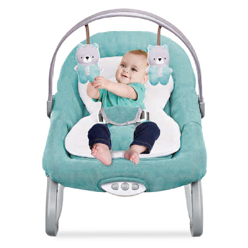Lucky Baby Infant To Toddler Portable Rocker - Grey