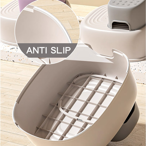 Lucky Baby 2 Level Convertible Step Stool - Grey
