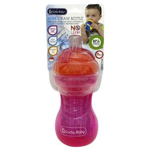 Lucky Baby Adee Straw Bottle