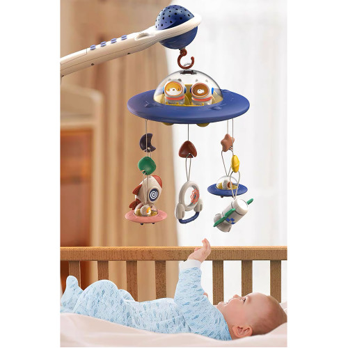 Lucky Baby 3 In 1 Galaxy Musical Mobile W/Remote Control
