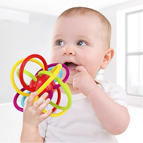 Lucky Baby Montessori Educative Learning Teething Toys Manhattan Ball