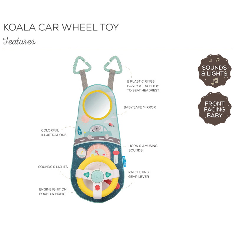 Taf Toys Koala Car Wheel Toy
