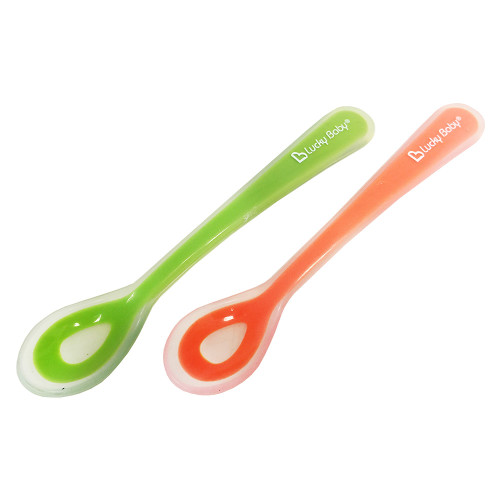 Lucky Baby Firzt Baby Silicone Weaning Spoons