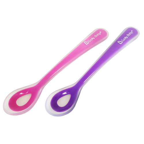 Lucky Baby Firzt Baby Silicone Weaning Spoons