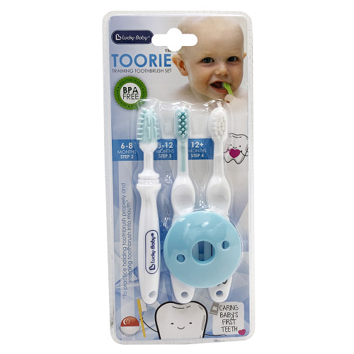 Lucky Baby Toorie Training Toothbrush Set