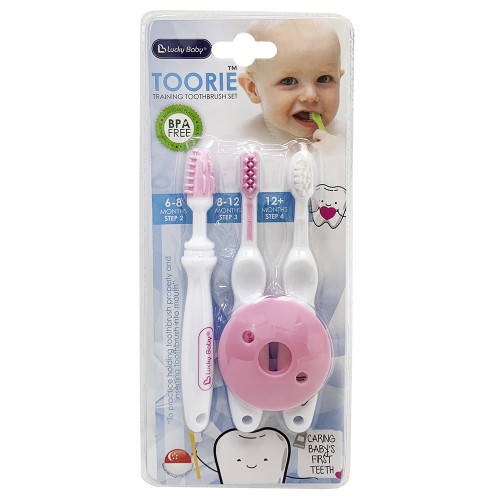 Lucky Baby Toorie Training Toothbrush Set
