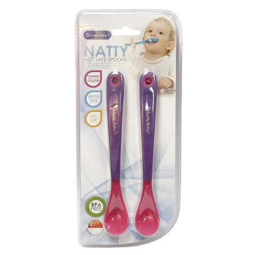 Lucky Baby Natty Hot Safe Spoons