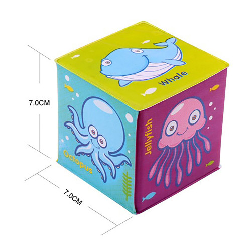 Lucky Baby 4pcs Soft Cube Block Set