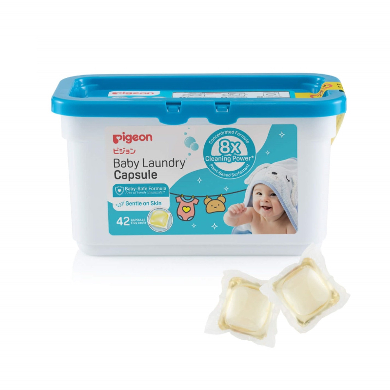 Pigeon Baby Laundry Capsule - 42pcs (Bundle of 2)