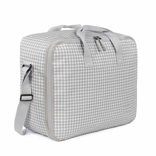 Walking Mum Carry-All Organiser Suitcase Vichy Grey