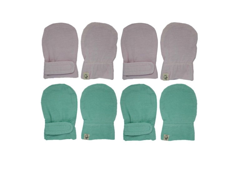 Bebe Bamboo Adjustable Bamboo Mitten (Bundle Of 4)
