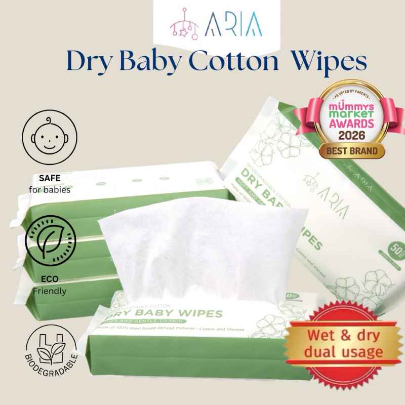 Aria Dry Cotton Wipes