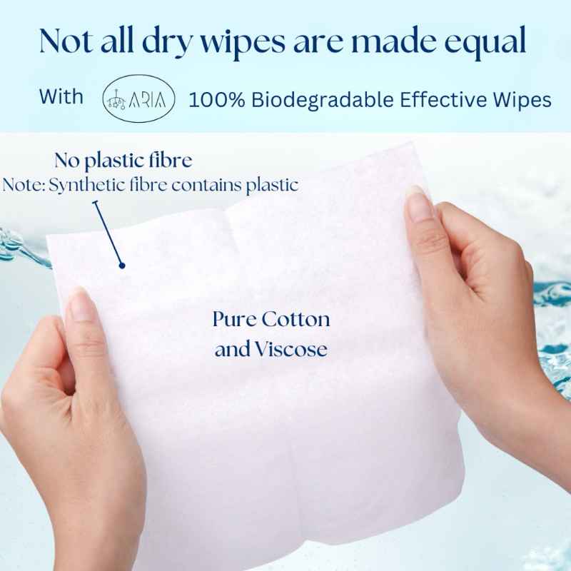 Aria Dry Cotton Wipes