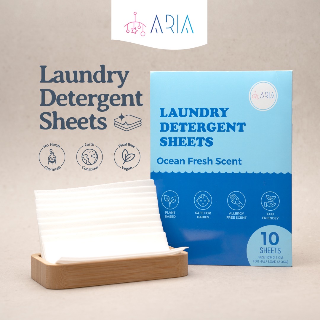Aria Plant-Based Baby Laundry Detergent Sheet