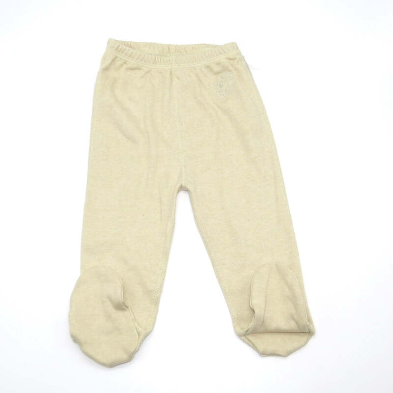 Baby Piper Organic Unisex Long Pants With Socks (1102) Green