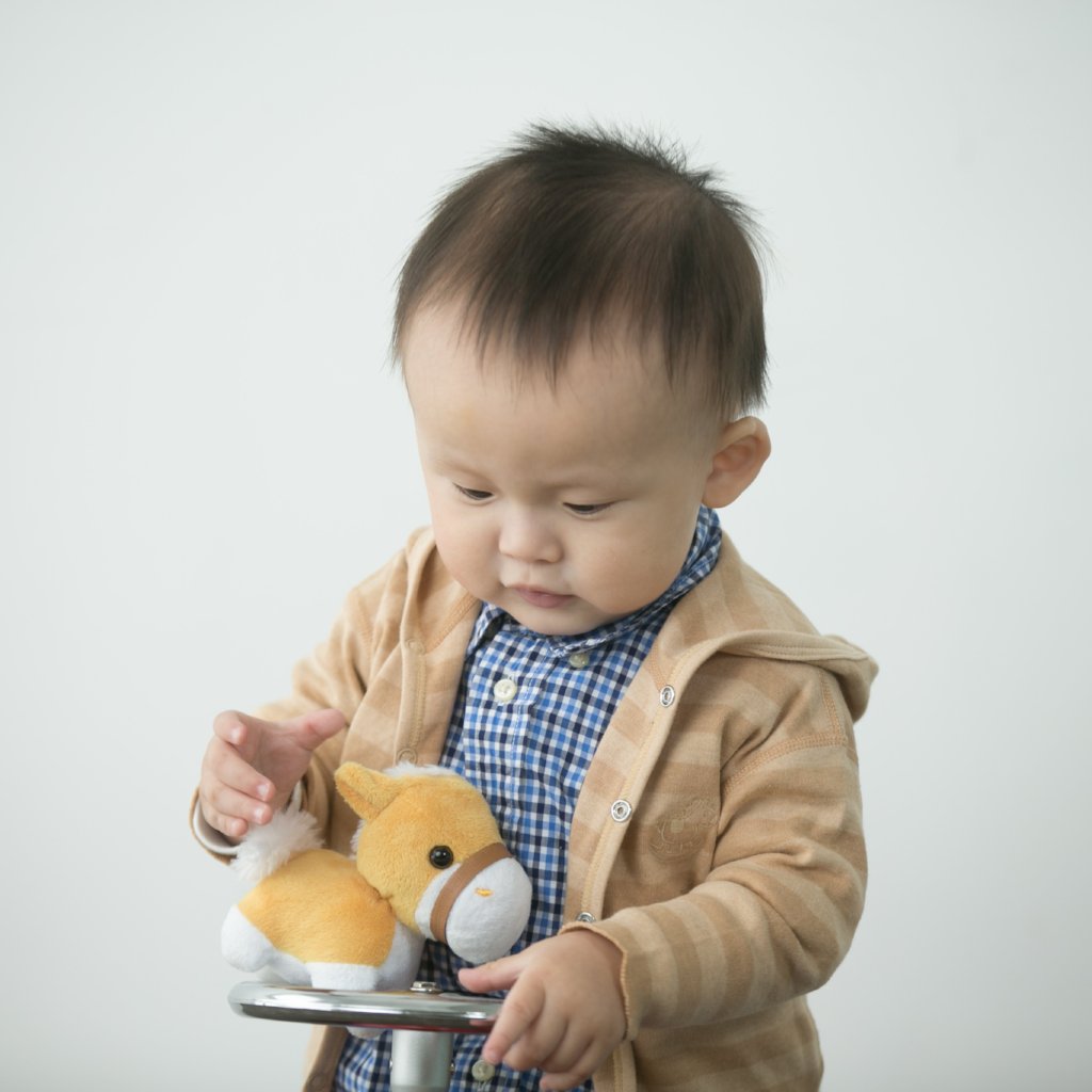 Baby Piper Long Sleeve Jacket Top With Hoody 100% Organic Cotton Dye-Free (1104) Brown Stripes