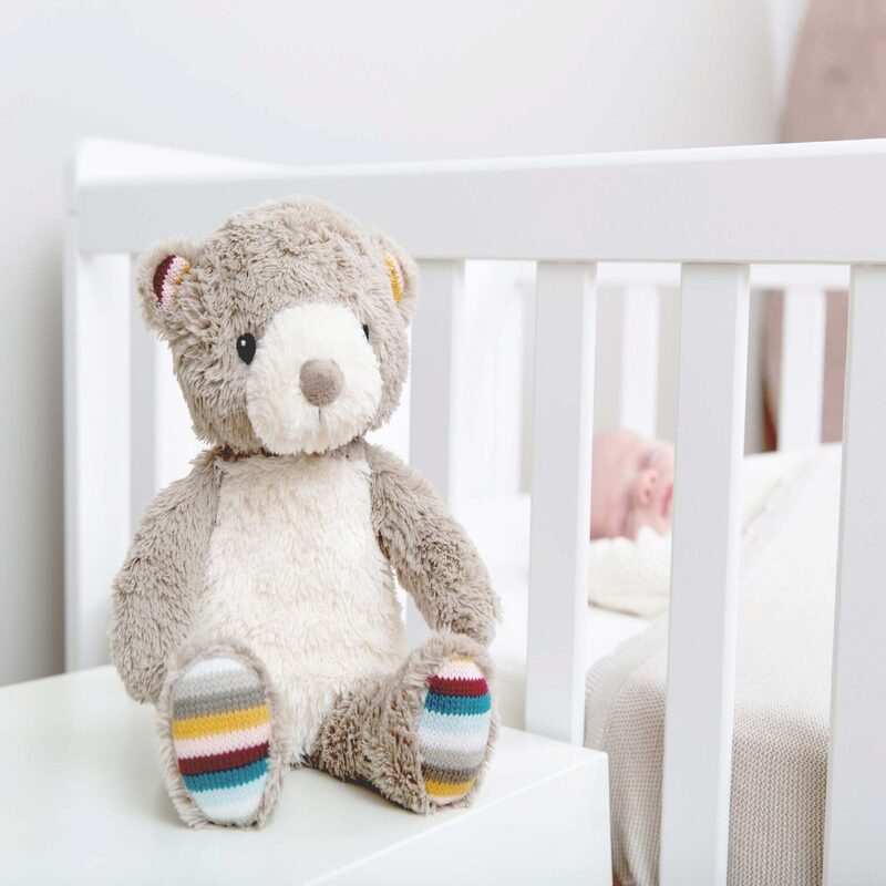 Zazu Sound Soother Soft Toy With Nightlight, 6 Melodies, Voice Recording And Cry Sensor - Bruno The Bear
