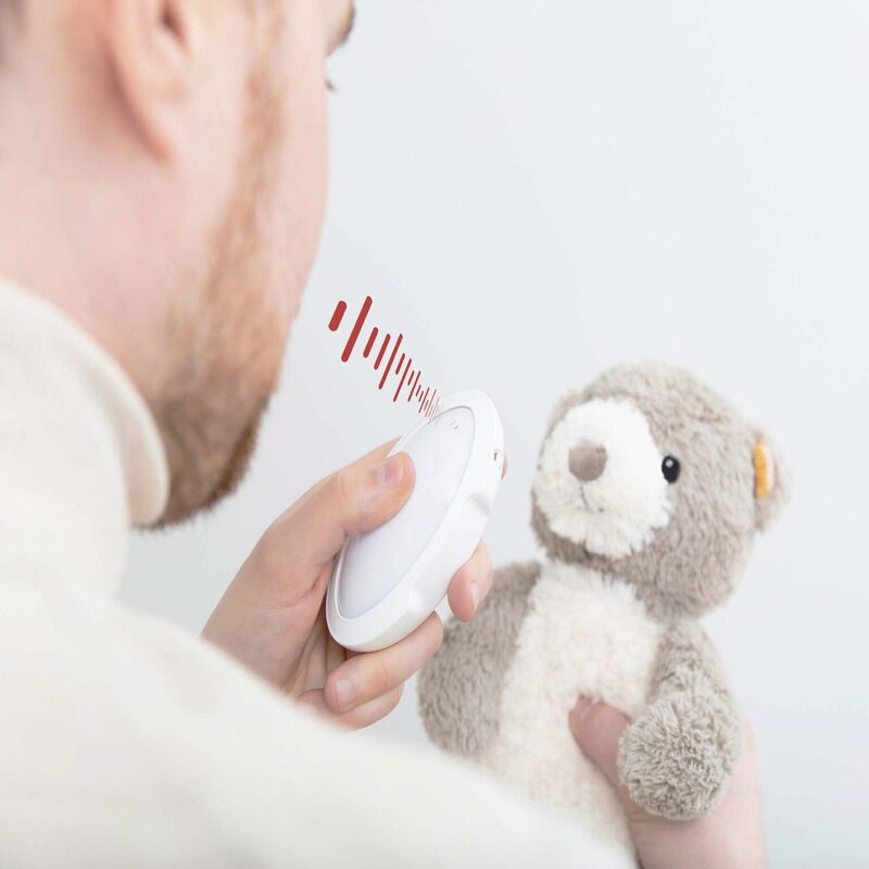 Zazu Sound Soother Soft Toy With Nightlight, 6 Melodies, Voice Recording And Cry Sensor - Bruno The Bear