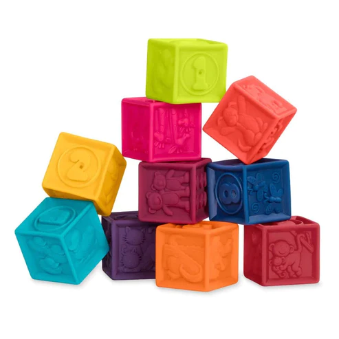 B.Toys One Two Squeeze - Soft Blocks