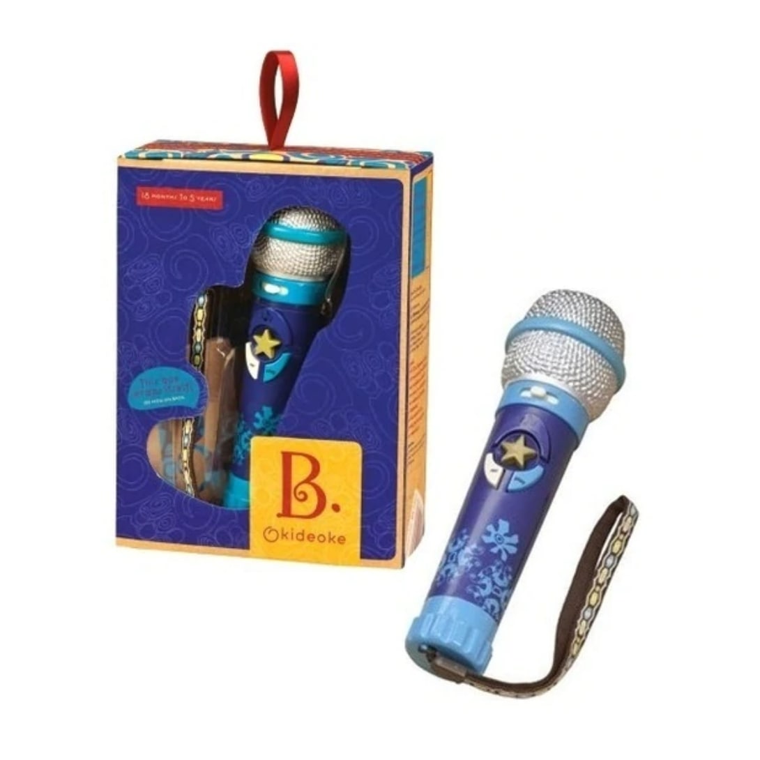 B.Toys Okideoke Microphone With Recording Function, Amplify Voice