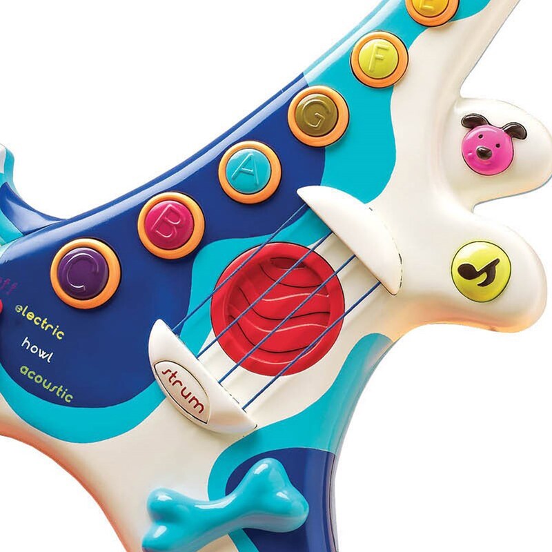 B.Toys Woofer, Hound Dog Guitar With 3 Modes & 29 Songs