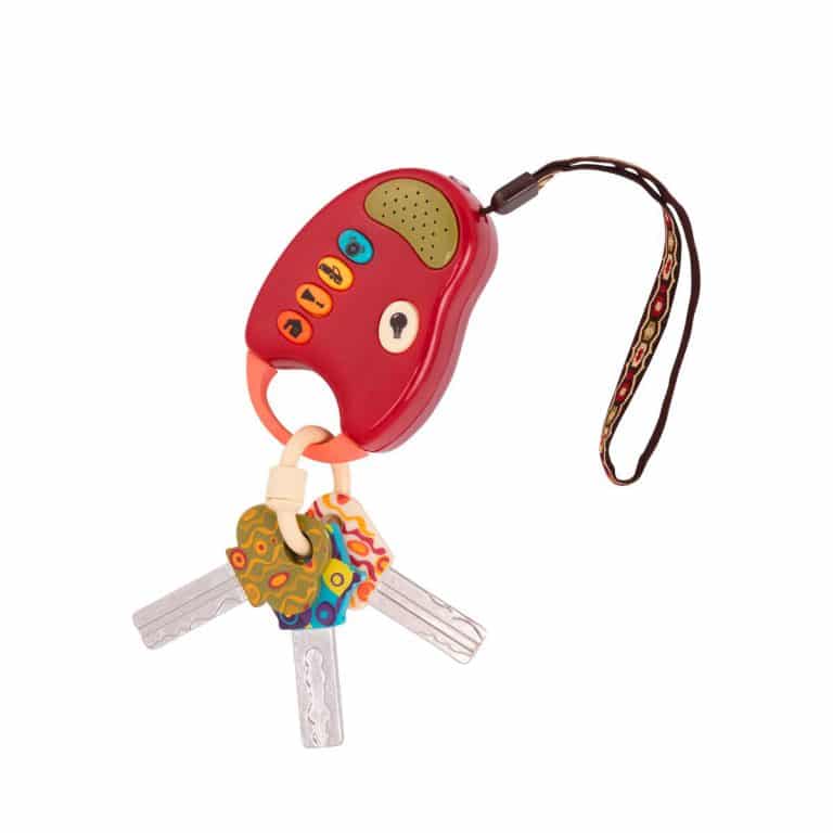 B.Toys Fun Keys With Light And Sound, Chewable Teething Toy