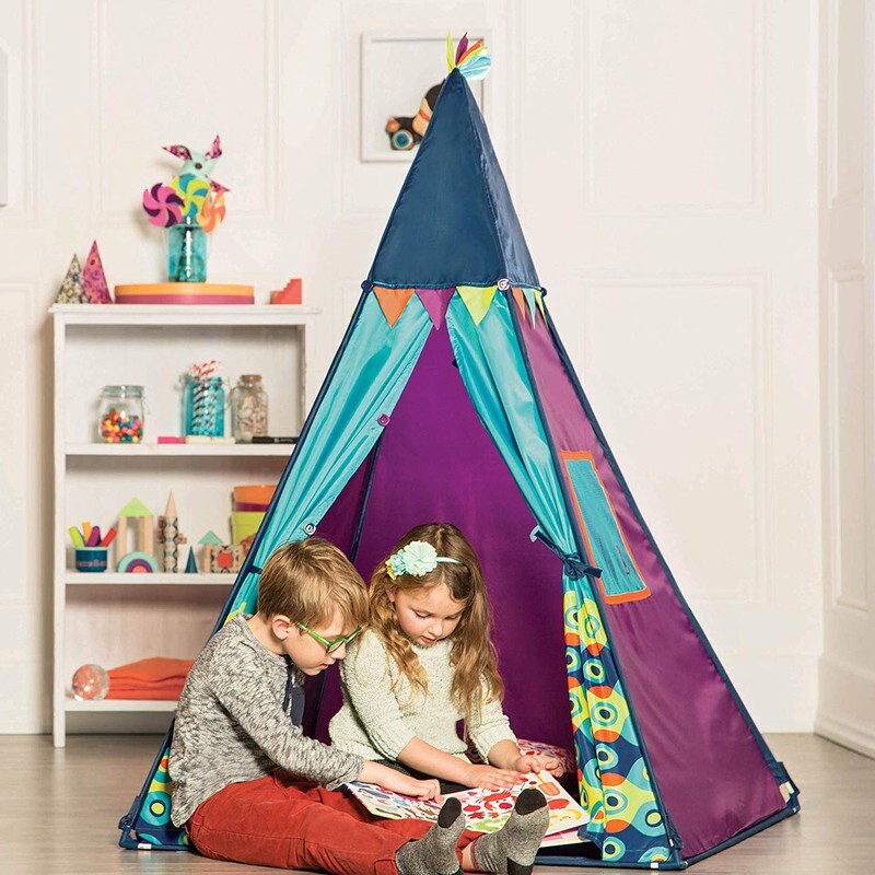 B.Toys Teepee Tent With Star Projecting Light