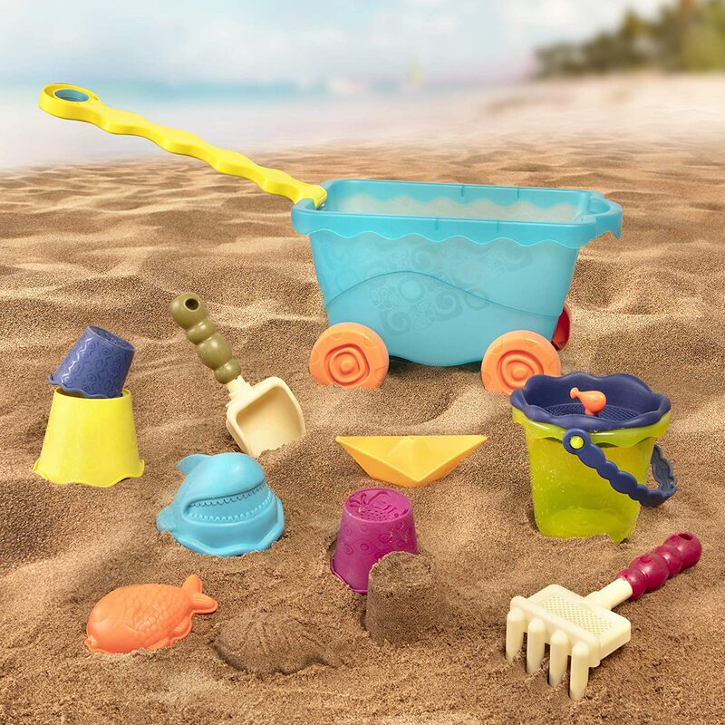 B.Toys Award-Winning Travel Beach Wavy Wagon