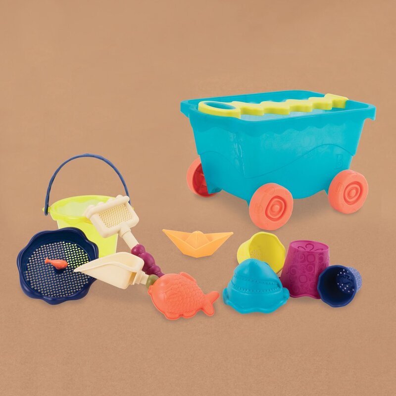 B.Toys Award-Winning Travel Beach Wavy Wagon