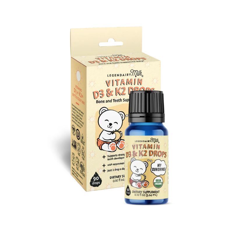 Legendairy Milk Baby Vitamin D3 & K2 Liquid Drops