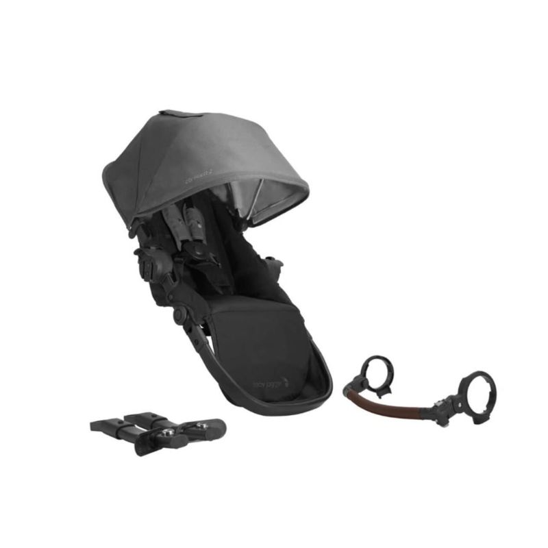 Baby Jogger City Select 2 With Tencel - Harbour Grey + Second Seat With Tencel - Harbor Grey