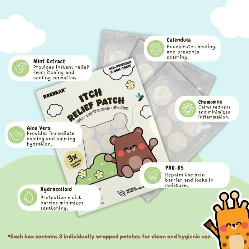 Baebear Itch Relief Patch - 40 Patches