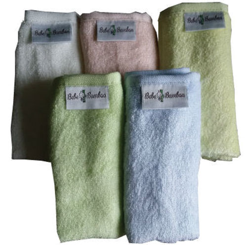 Bebe Bamboo 100% Bamboo Washcloth 5pcs (Box Of 2)