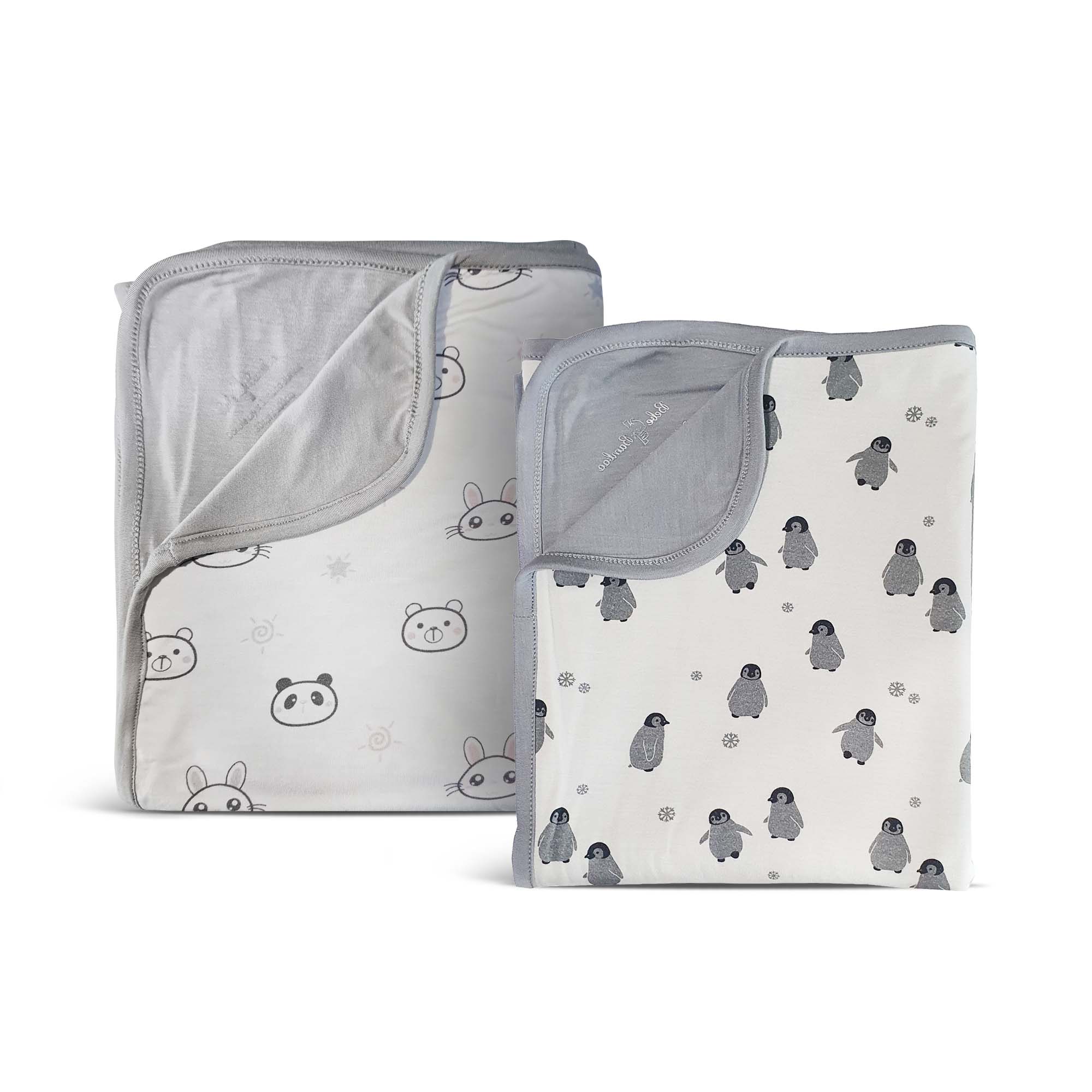 (Bundle Of 2) Bebe Bamboo Double Layer Bamboo Blanket