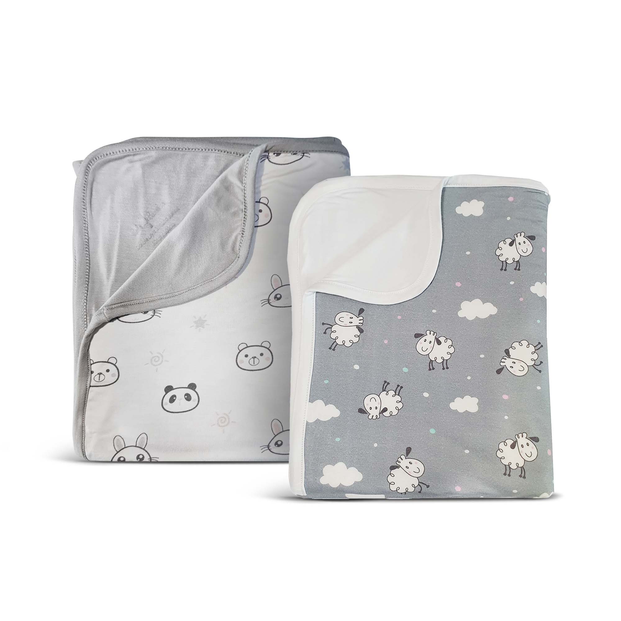 (Bundle Of 2) Bebe Bamboo Double Layer Bamboo Blanket