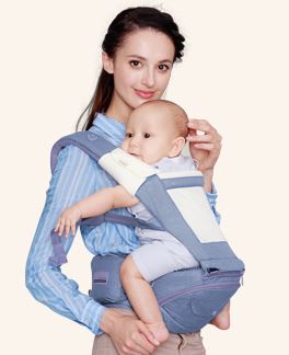 Bebear Foldable Aluminium Hipseat Baby Carrier - Air Comfort Classic