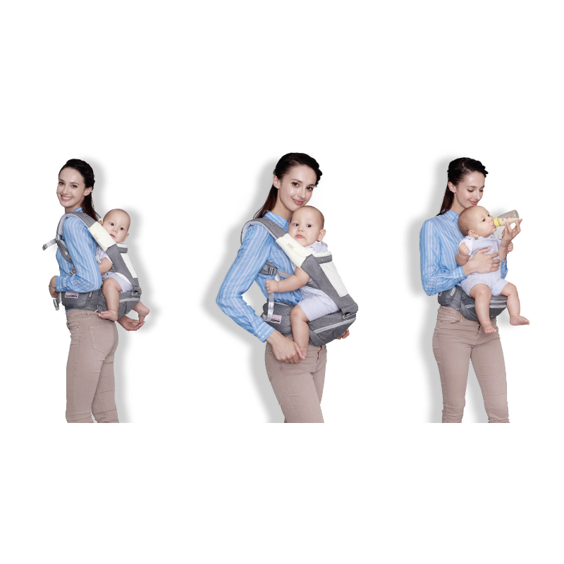 Bebear Foldable Aluminium Hipseat Baby Carrier - Air Comfort Classic