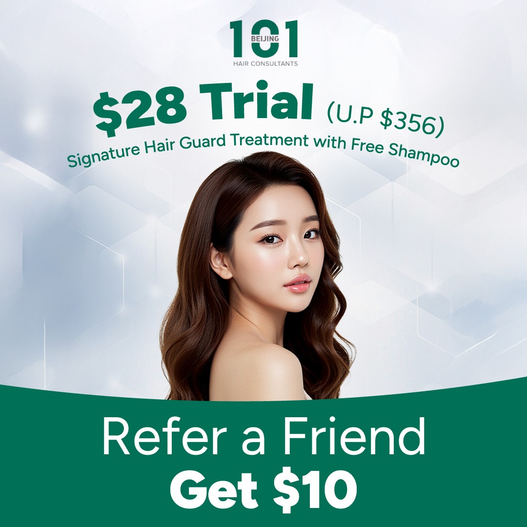 Beijing 101 Signature Hair Guard Treatment With Free Shampoo