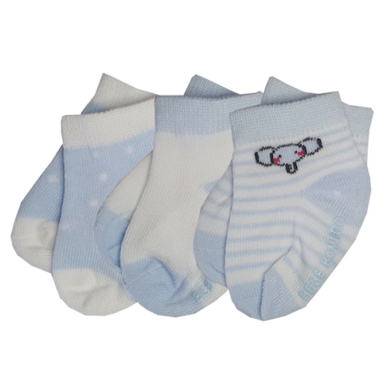 Bebe Bamboo Baby Socks (Pack Of 3 Pairs) Boy Design - Bundle Of 2