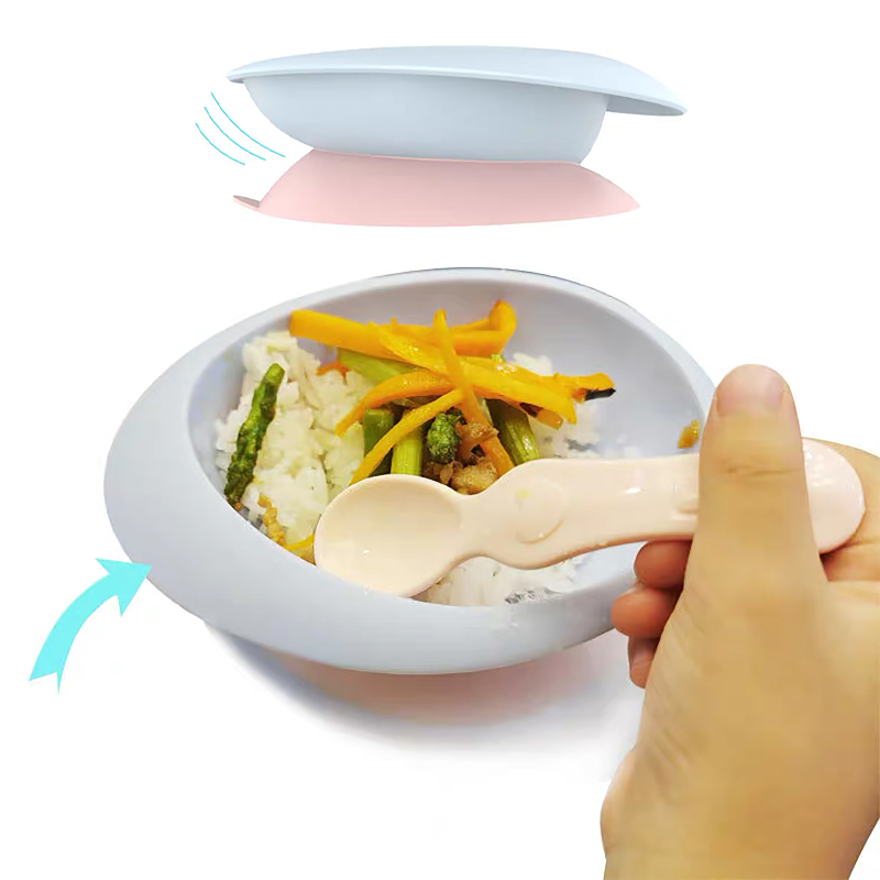 Lucky Baby Sroomy Suction Bowl With Spoon