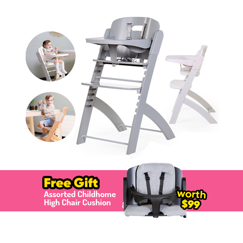 Childhome Evosit High Chair + FREE GIFT + PWP Options