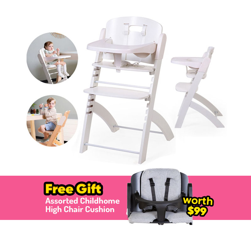Childhome Evosit High Chair + FREE GIFT + PWP Options